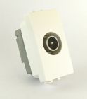 MAPAM 534B Joy 534B White Passante TV Socket