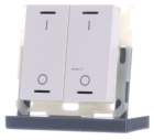 MDT BE-TAL55T2.D1 KNX Button Light 55, 2-stroke, RGBW, with temperature sensor, pure glossy white