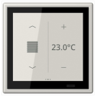 JUNG LS459D1SLG KNX LS TOUCH environmental controller with single plate