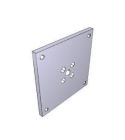 CAME SPARE PARTS 119RIG421 GEARMOTOR MOUNTING PLATE - G3000