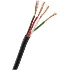 LEDCO BT/NE/MT CAVO INGUAINATO 2X0.5MM NERO AL MT. BLU/MARR