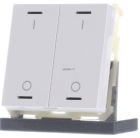 MDT BE-TAL63T2.01 KNX Button Light 63 2 times, RGBW, with temperature sensor, high-gloss studio white