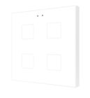 ZENNIO ZVIF4VTGW ZVIF4VTGW Flat 4 vT Backlit capacitive touch switch, 4 buttons, gloss white
