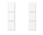 JUNG A503TSAWWM Key covers for sensor 3 channels F50- mod. A500- matt alpine white