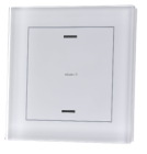 MDT BE-GTL1TW.01 EIB, KNX, II Lite 1-fold glass button, RGBW, neutral, with temperature sensor, white