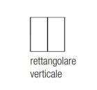 EKINEX EK-TRV-F Pack of 2 FF series rectangular vertical buttons in NTM