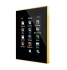 ZENNIO ZVI-Z41PRO-AG Touch Z41 Pro, antracite cornice oro