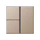 JUNG A403TSACH Copritasto per sens. 3 canali- mod. A500- champagne