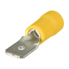 KNIPEX 97 99 112 Terminali piatti masch isol giall (100x)