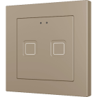 ZENNIO ZVIT55X2C Tecla 55 X2. PC-ABS Capacitive push button 55x55 -