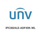 UNIVIEW IPC3624LE-ADF40K-WL 4MP Ultra 265 4.0mm,F1.0,Fixed