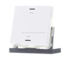 MDT BE-TAL6301.A1 EIB, KNX, Push Button Lite 63 1-volte, RGBW, veneziane, finitura Studio bianco lucido, BE-TAL6301.A1