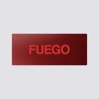 INIM FIRE FOP39 Fuego inch pictogram for ISS02X/ license plate