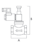 TECNOCONTROL VR710 Manual reset solenoid valve 12Vdc NA 3/4 inch