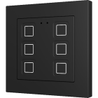 ZENNIO ZVIT55X6A Tastiera capacitiva Tecla55, 6 Tasti, nero