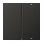 JUNG AL2401TSAPAN Key cover for 1-channel sensor module. symbol mod. LS990- anthracite