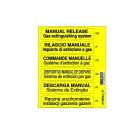 ARITECH FIRE 2196844 Set of labels for manual alert yellow 240