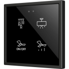 ZENNIO ZVIF70X4 Flat 70 X4. PC-ABS Capacitive push button 70x70 -