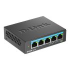 D-LINK DMS-105 5-Port Multi-Gigabit Unmanaged Switch - 5 x 10/100