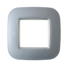 EELECTRON SK02A01ACC EELECTA 2-MODULE PLATE - SILVER