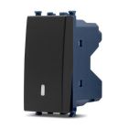 MT DISTRIBUZIONE SUN-F901NE INTERRUTTORE UNIPOLARE SUN NERO