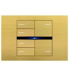 EELECTRON BK42MT-GO KIT 6 KEYS 4 LEFT + 2 RIGHT METAL GOLD - LIN