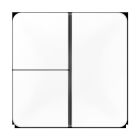 JUNG CD403TSAWW Key cover for sensor 3 channels - mod. CD 500- alpine white