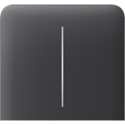 AJAX 83445 CenterButton (2-gang) vertical [55] ASP graphite