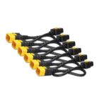 APC UPS AP8714S POWER CABLE KIT 6PCS CLAMPING C19-C20 1.2 MT
