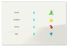 BLUMOTIX BX-F-F120W PANEL CONTROL KNX control panel cover 