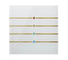BLUMOTIX BX-QKWG-GOLD QUBIK Multifunction KNX keyboard in square glass