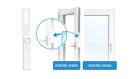 WEINZIERL 5545 KNX RF/ENO Window Sensor 490 secure