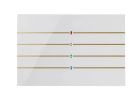 BLUMOTIX BX-RKWG-GOLD QUBIK Multifunction KNX keyboard in rectangular glass