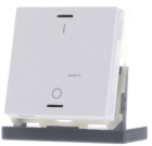 MDT BE-TAL63T1.B1 KNX Button Light 63 1-fold, RGBW, con sensore di temperatura, bianco da studio lucido