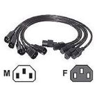 APC UPS AP9890 POWER CABLE KIT 5 PCS, C13-C14 0.6 MT