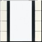 JUNG A2074NABS Sensori a tasti 4 canali Standard- per accoppiatore bus KNX 2070U radiotrasmettitore a parete 40FW- bianco