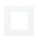 EKINEX EK-PQP-6-GA_ Pack of 6 square plastic window plates 45x45