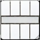 JUNG 2094NABS 4-channel pushbutton sensor - Universal for 2070U bus coupler - white