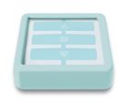 NICE WCI Mini covers, Ice Blue - 10 Pieces