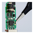KNIPEX 92 08 78 ESD Pinzetta SMD di precis. ESD acciaio inox