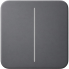 AJAX 52149 SoloButton (2-gang) [55] ASP graphite