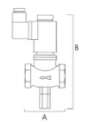 TECNOCONTROL VR610 Manual reset solenoid valve NC 3/4 inch 230Vac
