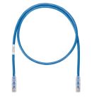 PANDUIT UTP6ASD3MBU Patch Cord in Rame- Cat 6A SD- Blue UTP Cable- 3 Meter