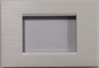 MAPAM 8003SL-1 8003SL-1 Art 3P Brushed Technopolymer White Plate