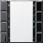 JUNG A2094NABSSW Universal 4-channel pushbutton sensors for KNX bus coupler 2070U - black