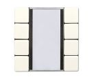 JUNG LS2094NABS Universal 4-channel button sensor for KNX bus coupler 2070U - white