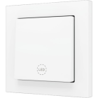 ZENNIO ZS551PB1MWC ZS55. Simple Soft push button for 1 binary input 5