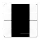 JUNG CD504TSAWW Key covers for sensor 4 channels F50- mod. CD500- alpine white