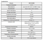 ELDES EW111DAM3 Bidirectional passive infrared detector, dual technology (PIR + microwave) with curtain effect anti-masking, double optics, for vertical protection from above on doors and windows. 