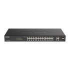D-LINK DGS-110026MPV2E 26PORT POE+ GIGABIT SMART MANA